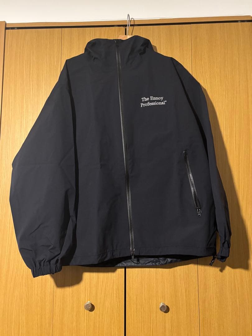 Lサイズ ennoy 3LAYER SHELL HOODIE (BLACK)