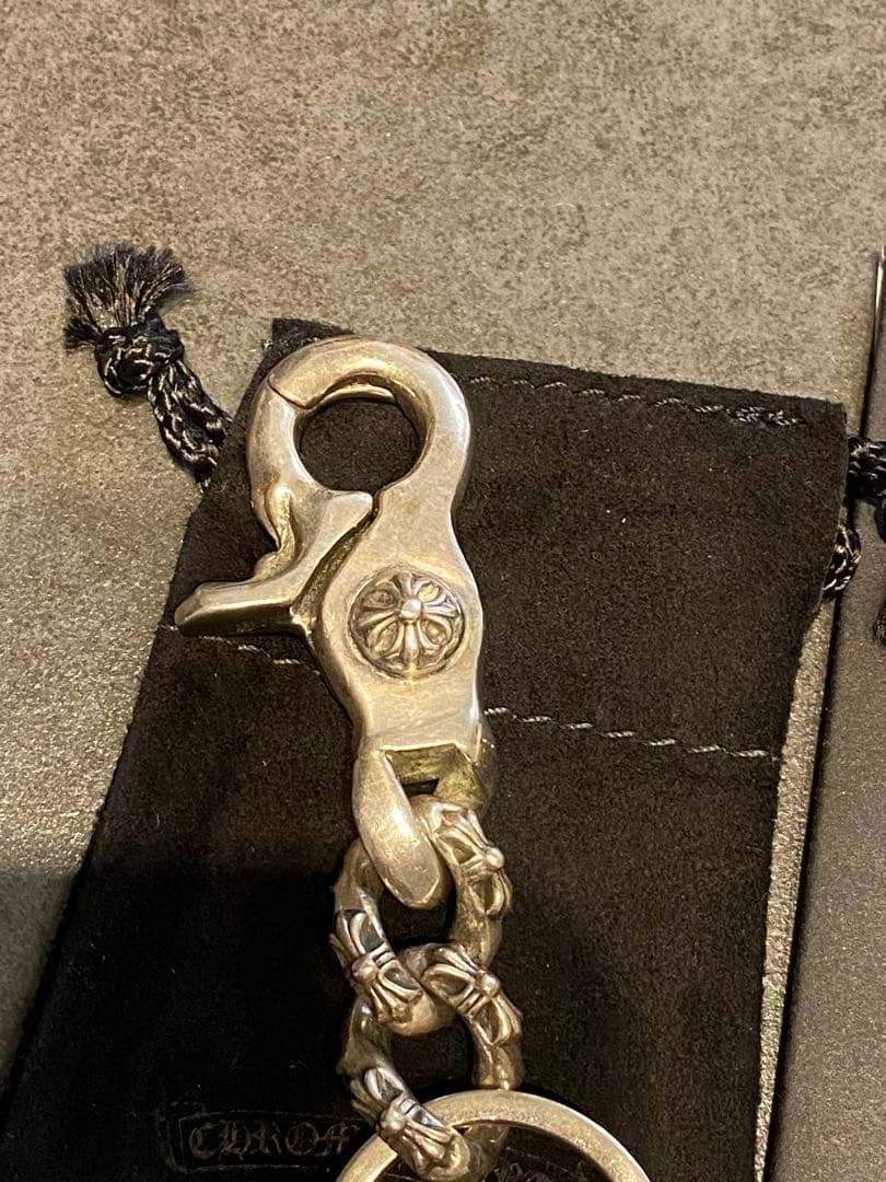 【インボイス付】クロムハーツ エクストラファンシーリンク キーチェーン ショート