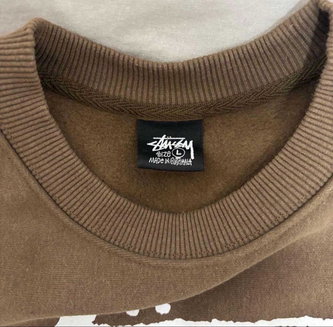 stussy ワールドツアー スウェット ブラウン