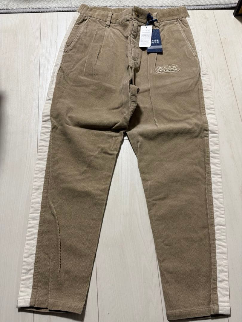 Muta marine ムータ　ベージュ 水はじき加工 メンズパンツ