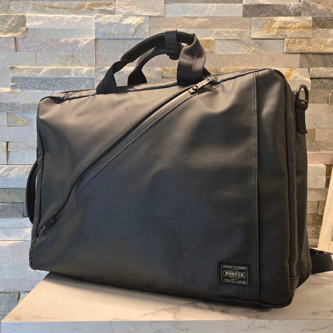 PORTER　ポーター　CLOUD　クラウド　ビジネスバッグ　3WAY　2層　黒