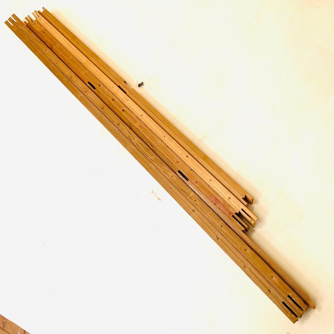 絵画用 木枠 キャンバス枠 F100号上枠 マルオカ 杉材 中古良品 送料込③