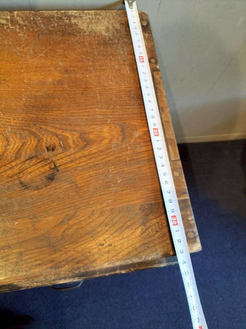 木製5段引出し　小型引出し　レトロ　ヴィンテージ　タンス　昭和