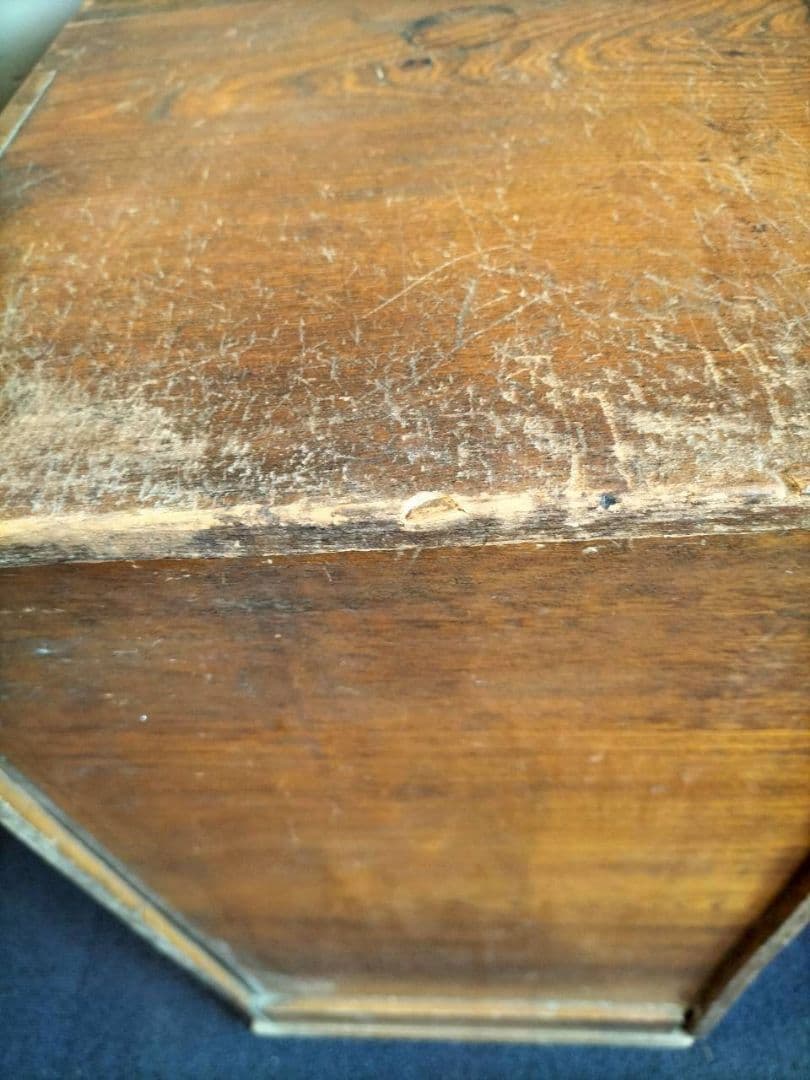 木製5段引出し　小型引出し　レトロ　ヴィンテージ　タンス　昭和