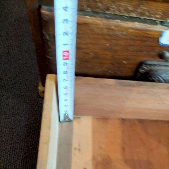 木製5段引出し　小型引出し　レトロ　ヴィンテージ　タンス　昭和