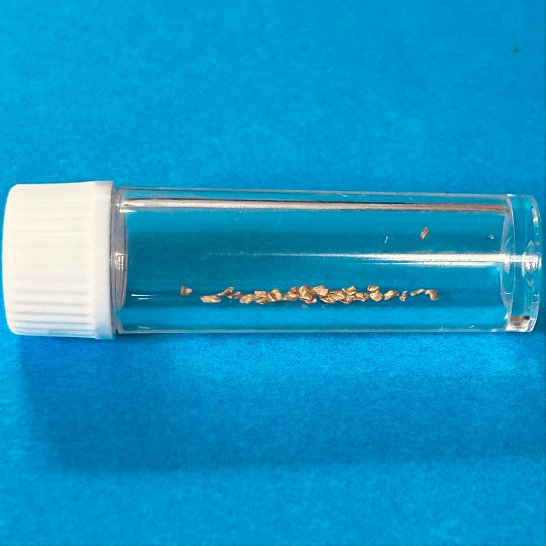 砂金　甲斐黄金村　24金　30粒