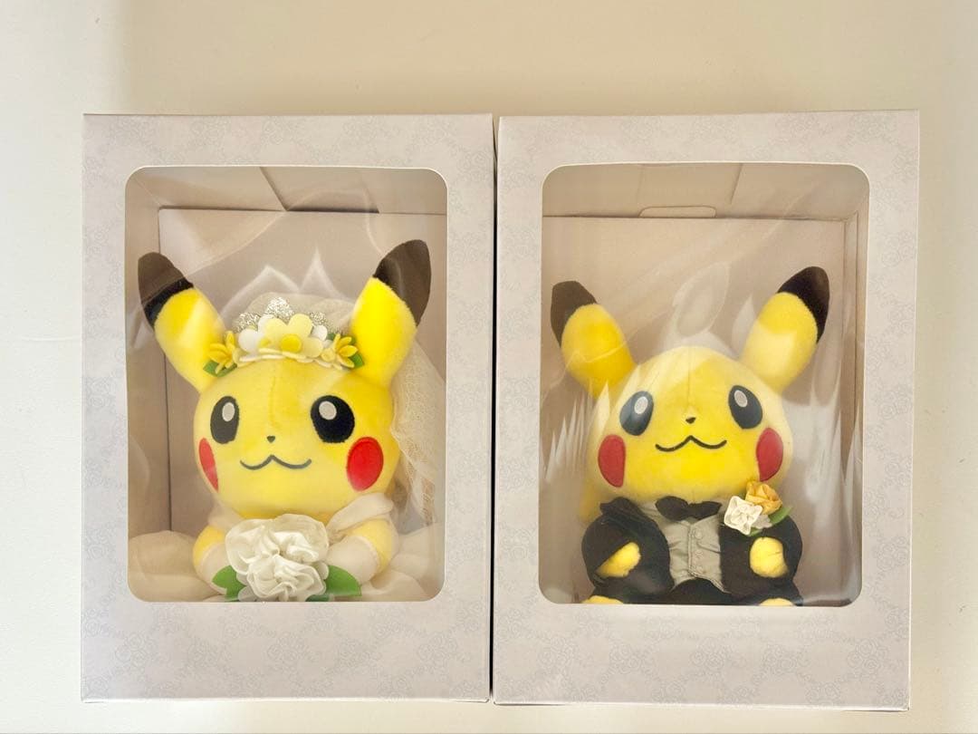 ピカチュウ ウェディングドール 2体セット ポケモン ブライダル
