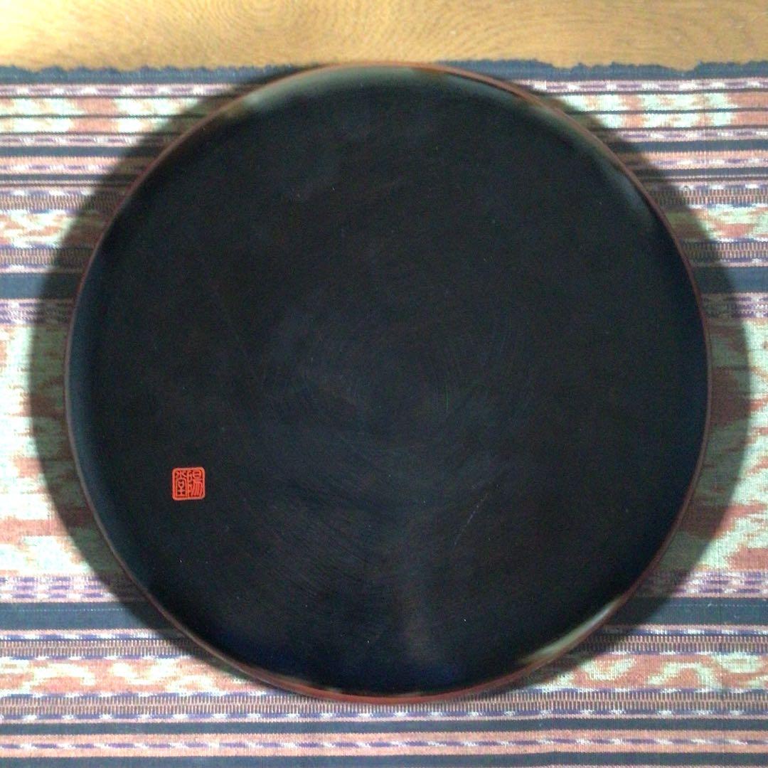 『フォロうー特価』　鎌倉彫　八勝堂　× 陽堂　お盆　2枚