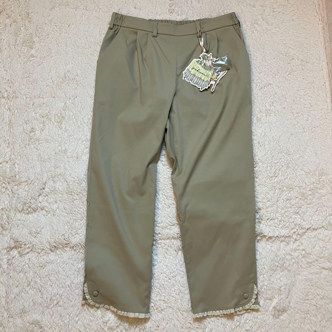 【新品未使用】yukiemon ユキエモン ベージュパンツ 3L 大きいサイズ