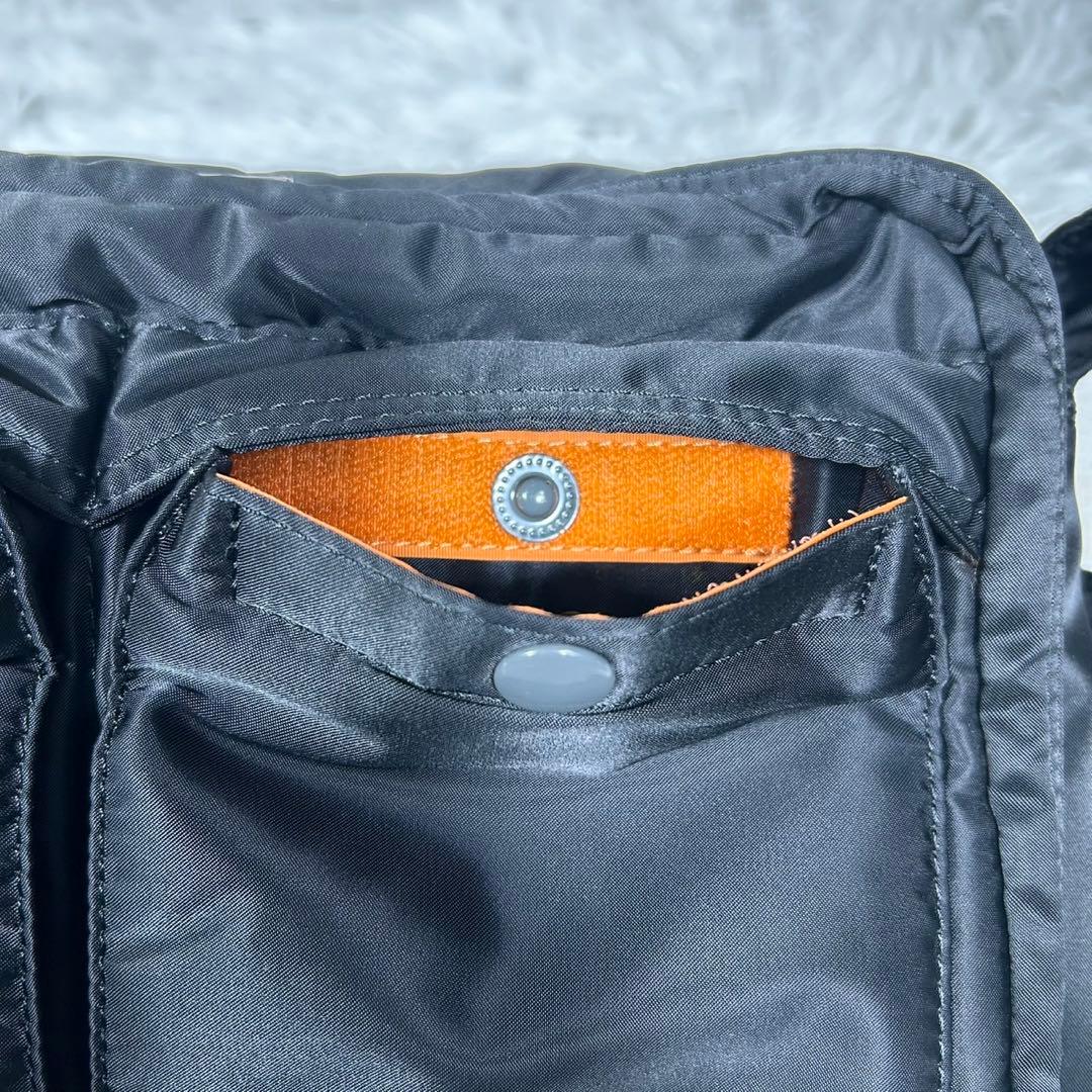 希少・未使用級✨ポーター タンカー 2層式 ショルダーバッグ 廃盤 L 黒