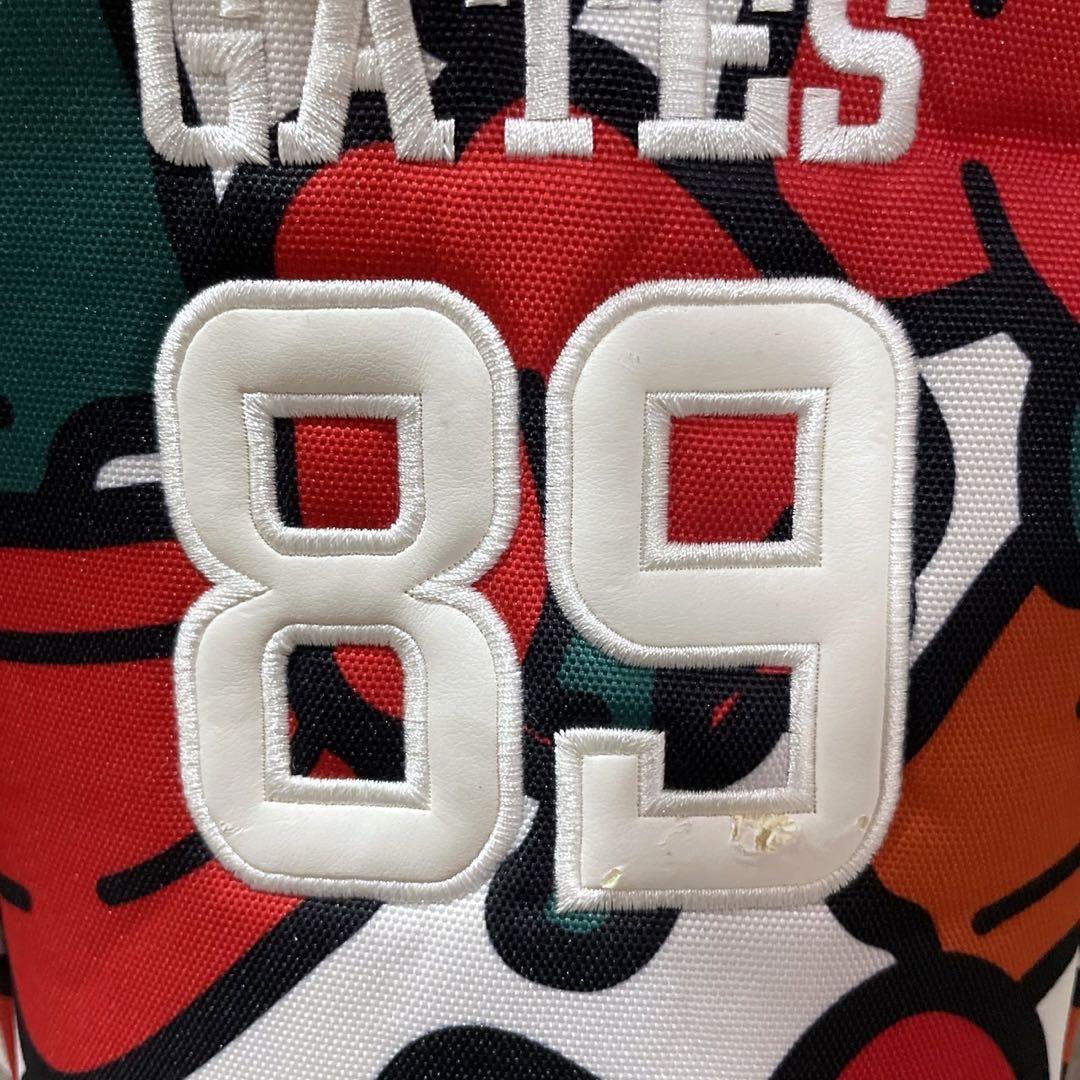 希少 パーリーゲイツ キャディバッグ パプリカ柄 ゴルフバッグ 3点式