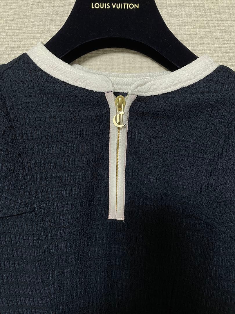 CELFORD GOLF ストレッチレース袖フレアワンピースセルフォード ゴルフ