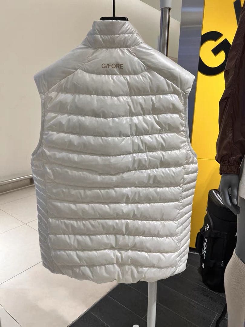 G/FORE ジーフォアゴルフ Lサイズ メンズ ベスト ホワイト