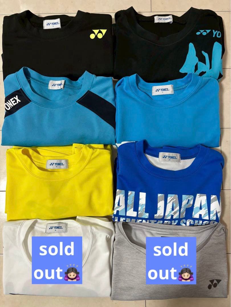 YONEX Tシャツ6点セット◎バラ売り歓迎◎ソフトテニス バドミントン テニス