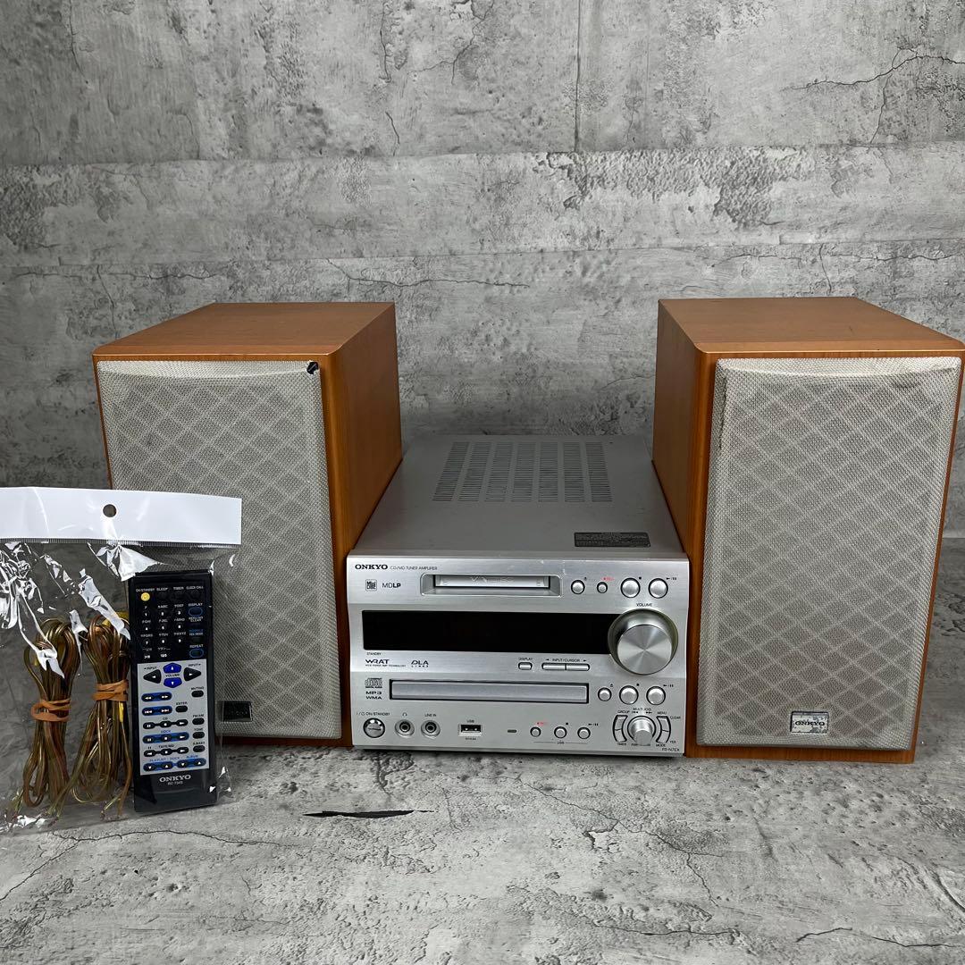 【ONKYO】FR-N7EX コンポ リモコン付　おまけスピーカー有り✨