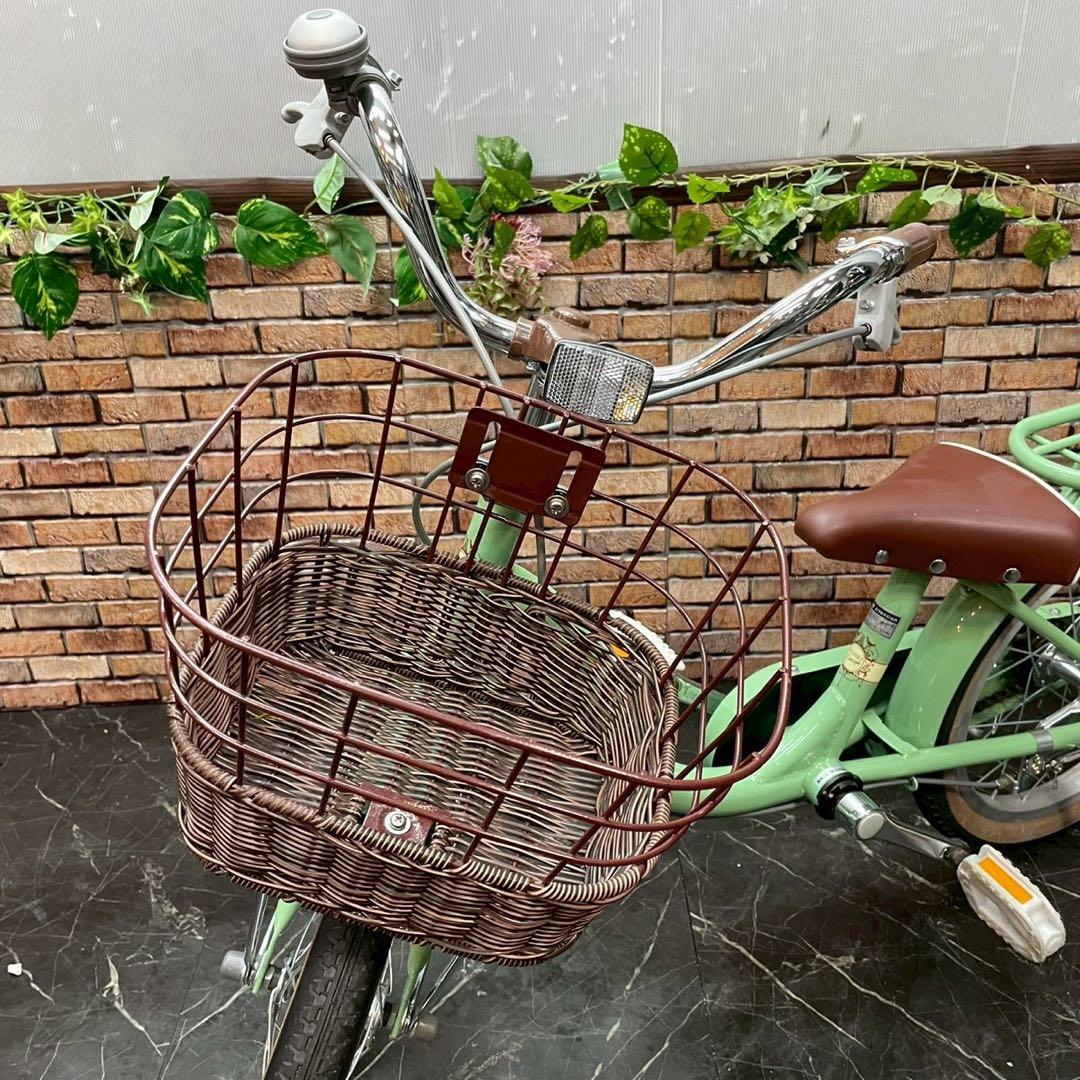 【57】子供用自転車 子供車 WAFERS グリーン 16インチ シングル