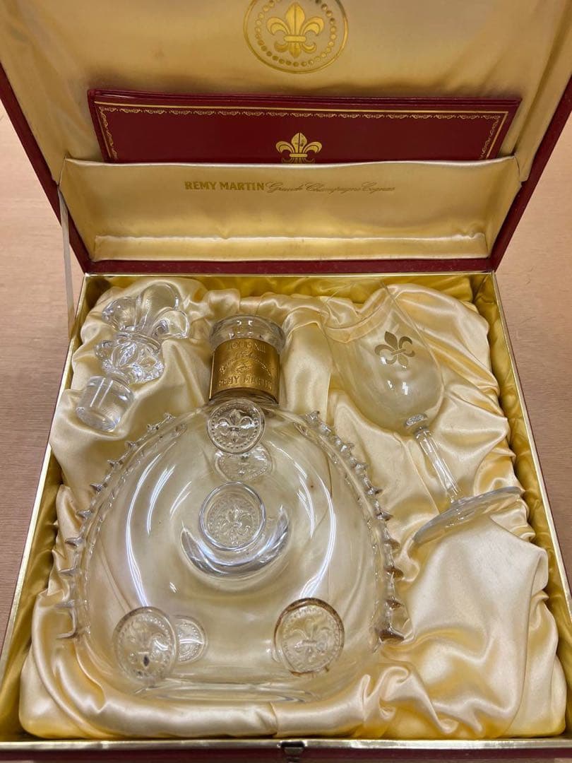 Baccarat バカラ　レミーマルタン　ルイ13世　空瓶　箱付き　グラス付