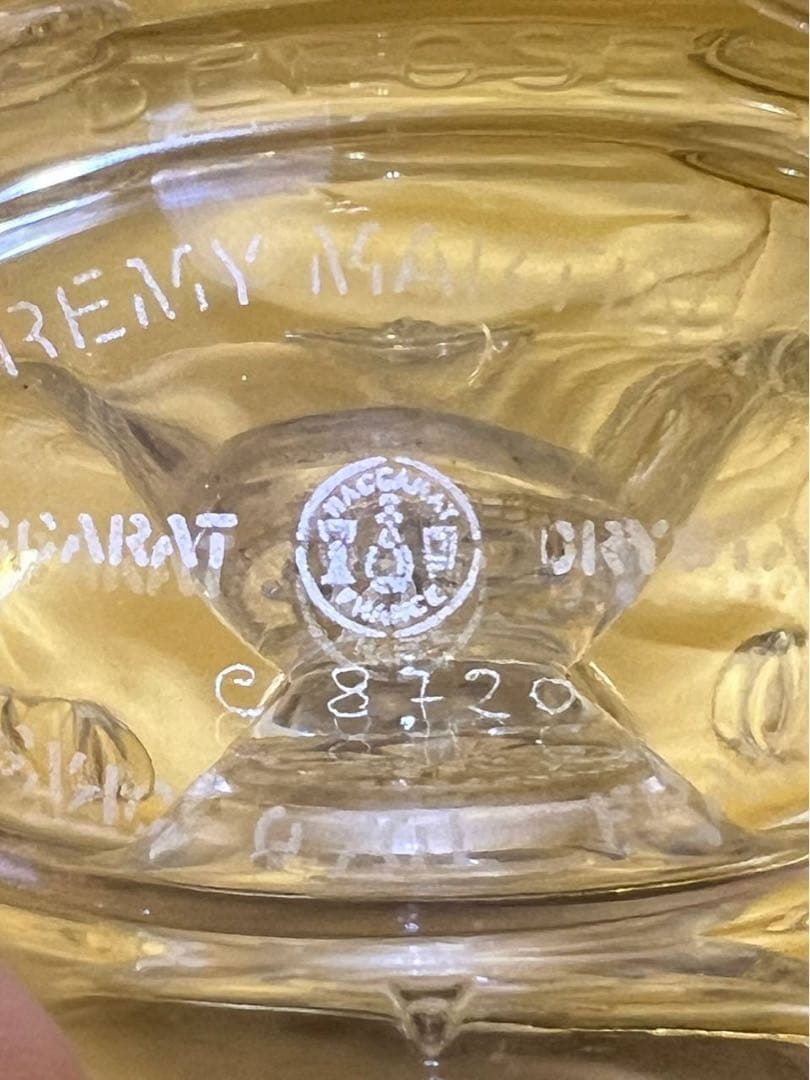 Baccarat バカラ　レミーマルタン　ルイ13世　空瓶　箱付き　グラス付