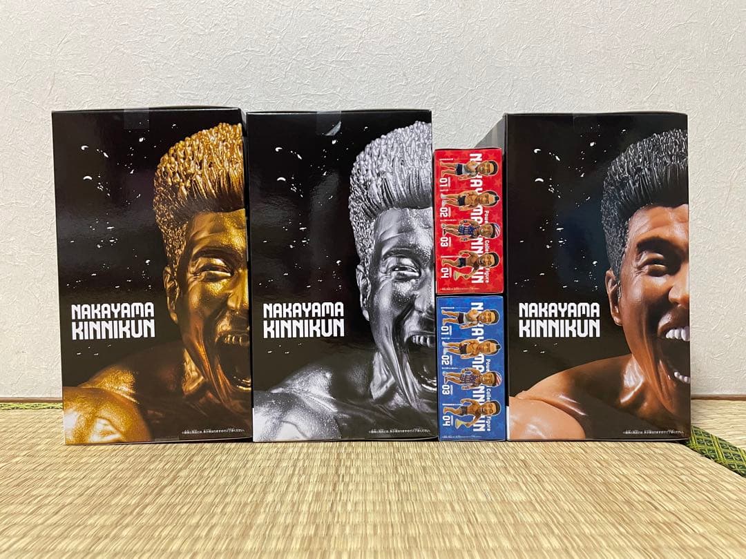 MUSCLE STARS PIECE なかやまきんに君 フィギュア 5個