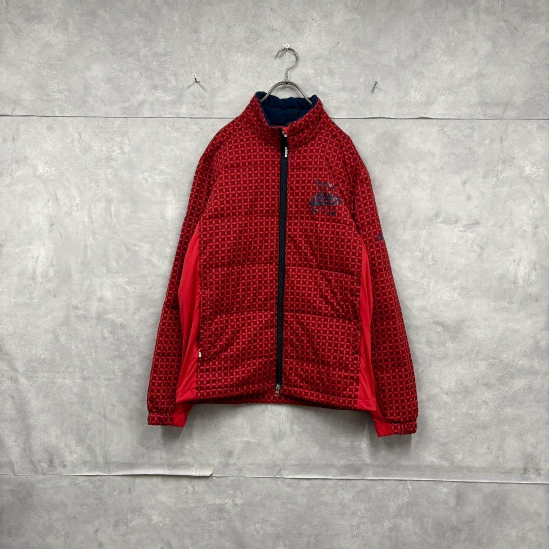 adidas GOLF 中綿 総柄 ダウンジャケット 防寒 N2328