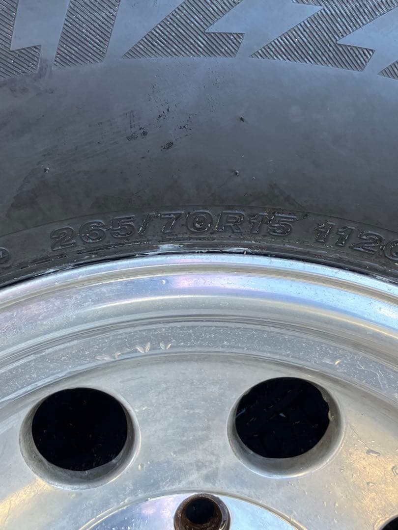 roooo　プラド78ミッキートンプソンブリザック4本　265-70-15