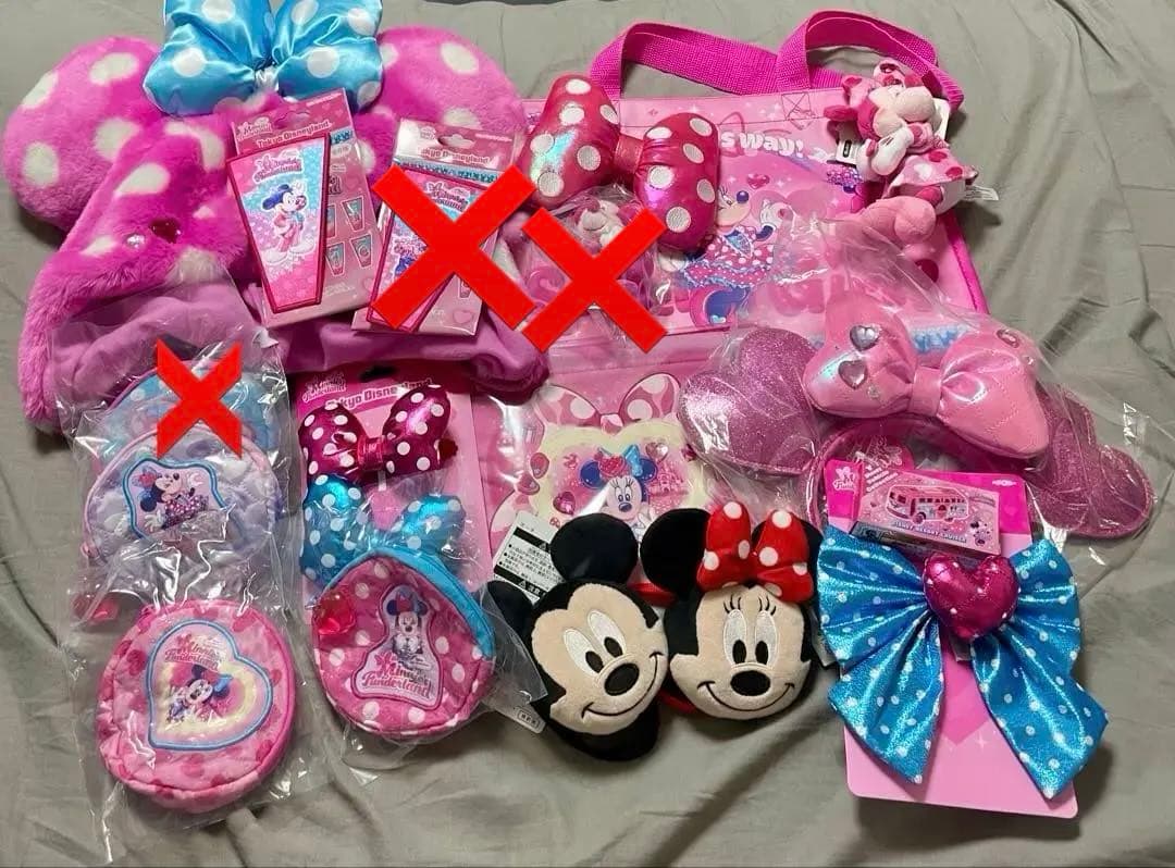 パルパルーザ ミニー 15点セット ファンキャップ バッグ ワッペン