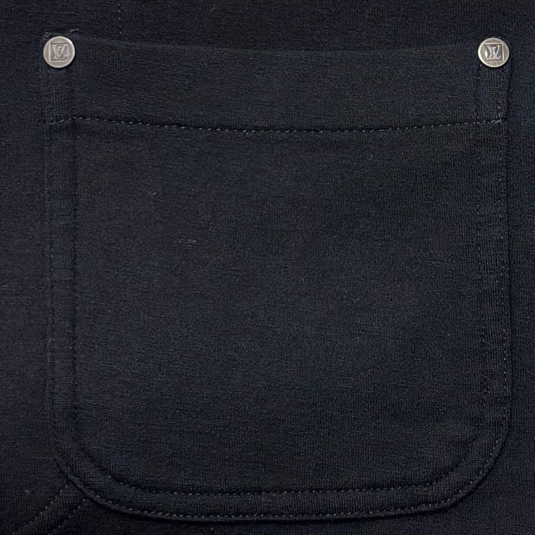 美品 LV ルイヴィトン カシミヤ入りスウェット \"ブラック\" Mサイズ