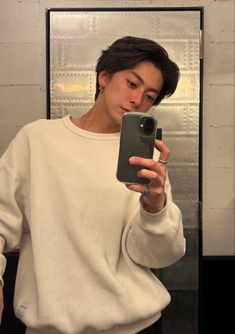 COOTIE PRODUCTIONS Waffle サーマル　ワッフル　ニット