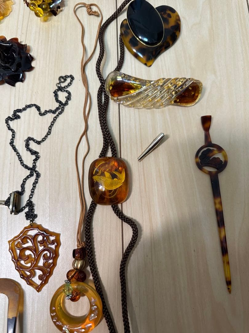 鼈甲　べっこう等まとめ　純銀アンティーク