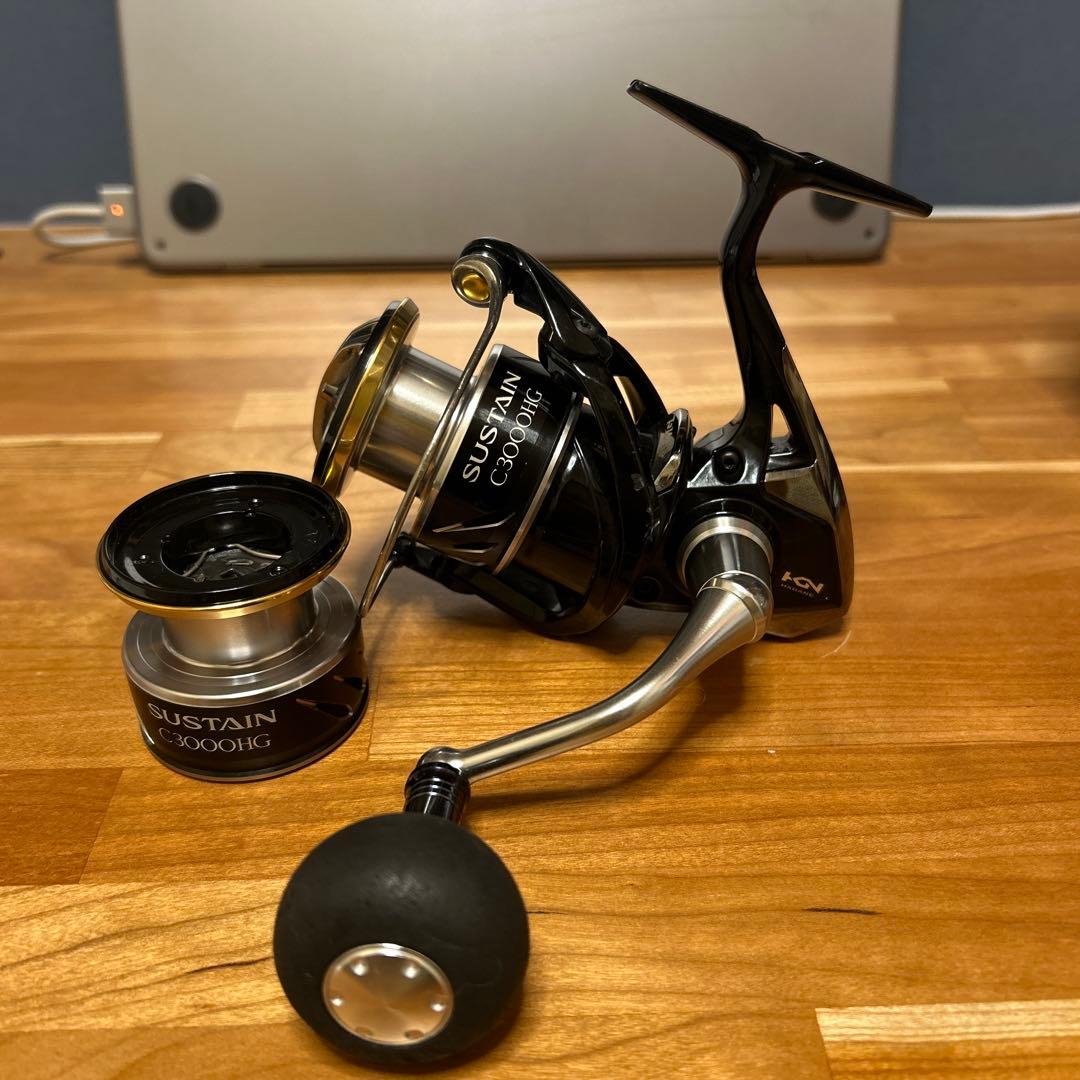 サステイン C3000HG スピニングリール　替えスプール　ステラ　ツインパワー