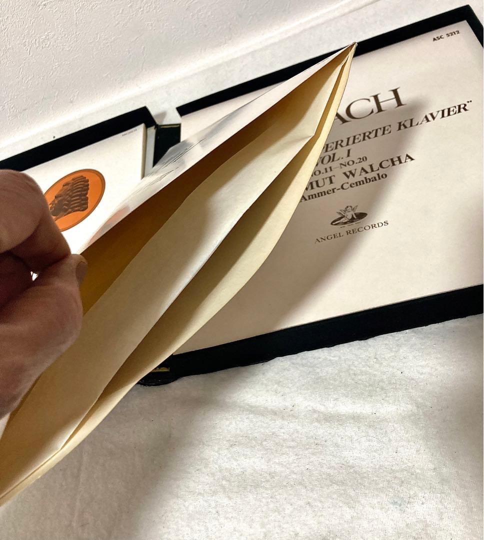 バッハ 平均律クラヴィーア全曲集 東芝 LP レコード 原音 1963年