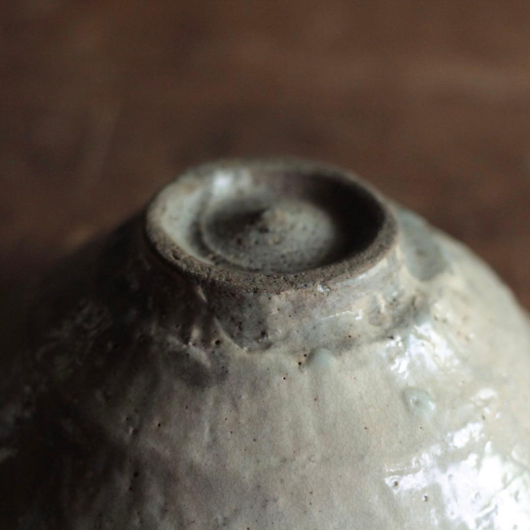 刷毛目 茶碗 無地刷毛目 茶道具 古道具 アンティーク