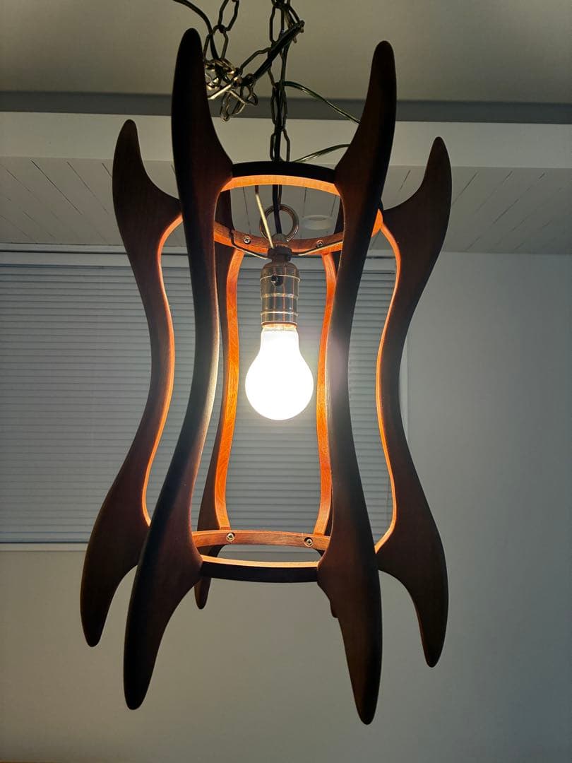 祐天寺　Sein 木製ペンダントライト ミッドセンチュリー　ヴィンテージ