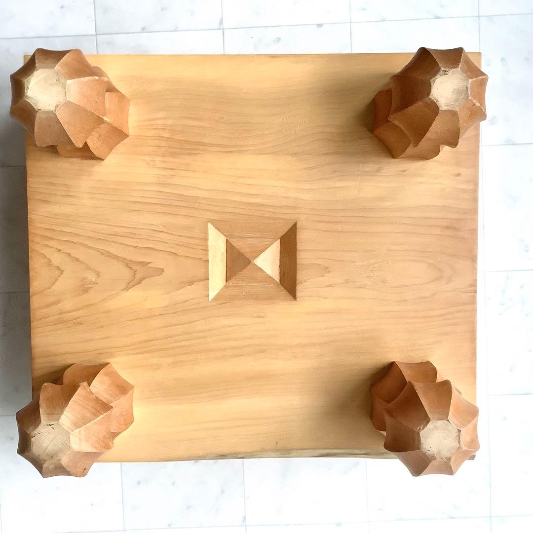 【希少】本榧 碁盤 脚付き 五寸盤 13cm 高級碁盤 美品