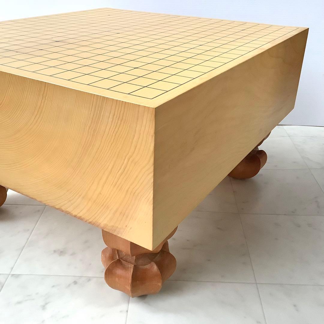 【希少】本榧 碁盤 脚付き 五寸盤 13cm 高級碁盤 美品