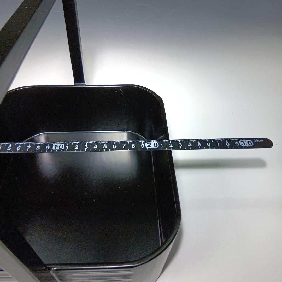 値下げ茶道具　宗恵　黒一関塗虫籠　莨盆　 共箱　美品