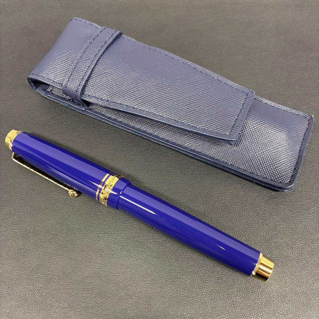 【美品】PILOT 100周年記念 万年筆 ブルー