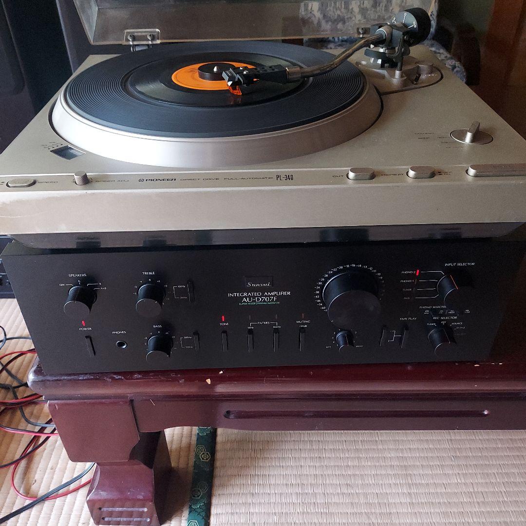 サンスイステレオアンプAU-D707F