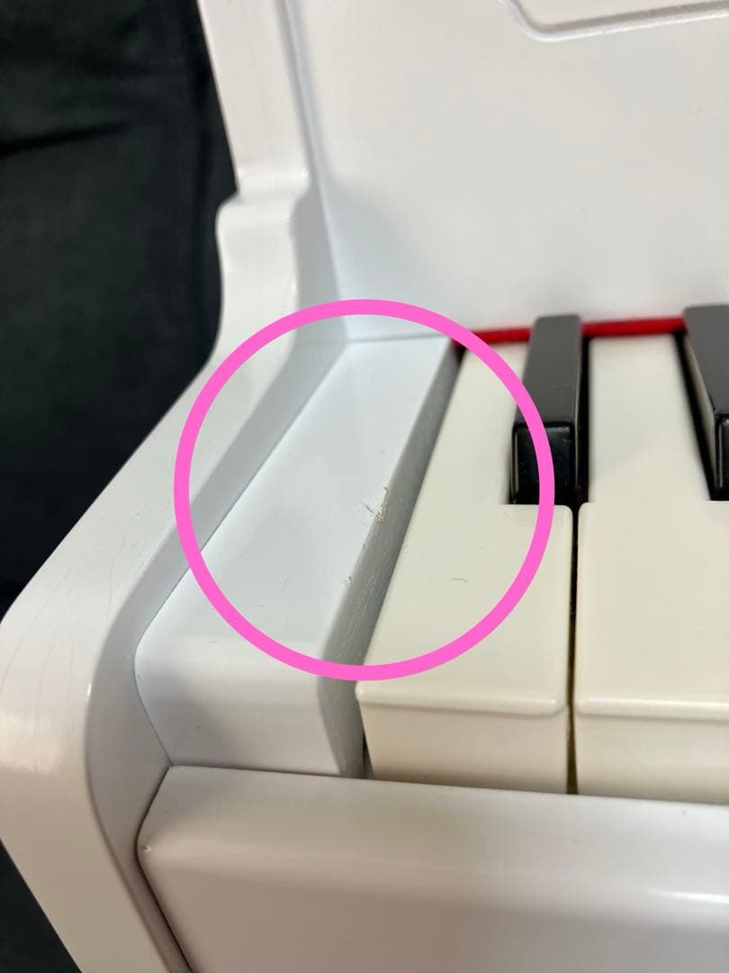 KAWAI アップライトピアノ ホワイト　32鍵盤　美品　箱あり トイピアノ