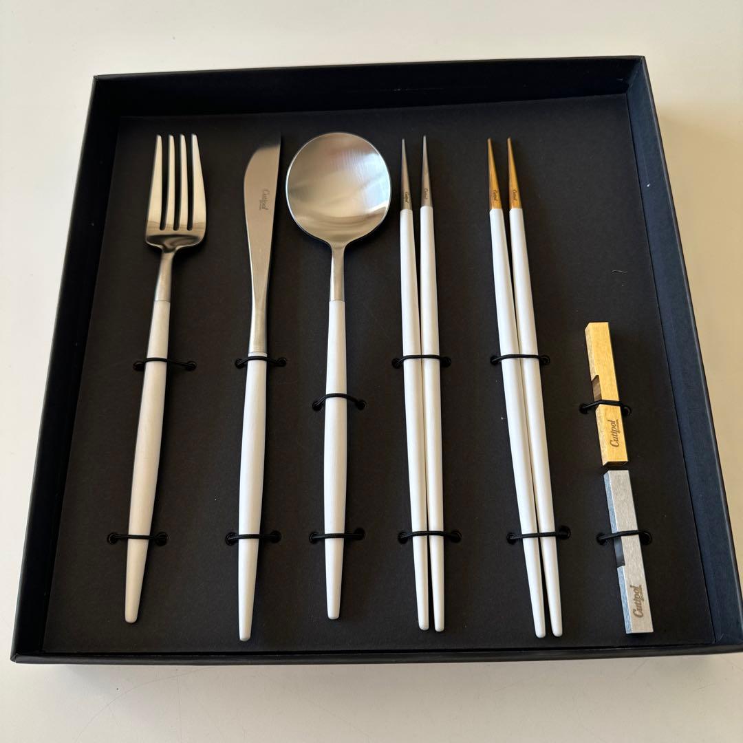 Cutipol（クチポール）GOA ディナー3本セット 箸2セット