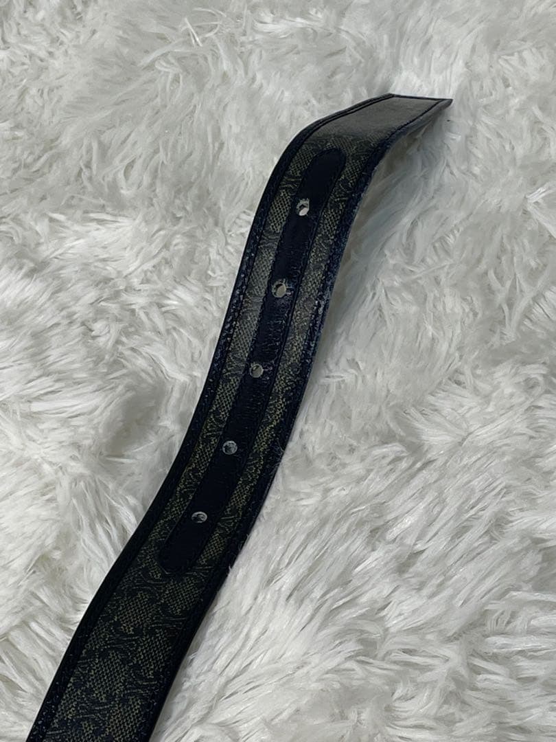 CELINE セリーヌ マカダム柄 本革　レザーベルト トリオンフ　イタリア製