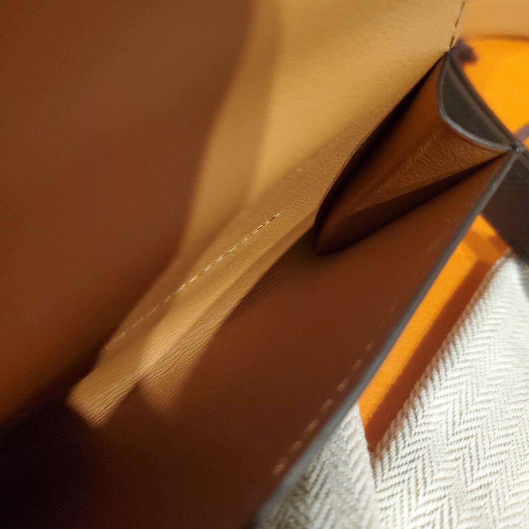 【極美品】HERMES ケリーポケットベルト 18 ノアール ゴールド金具