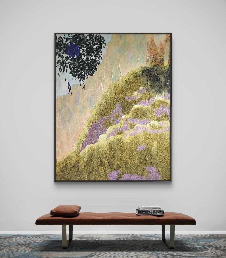 嗚呼人生よ / 抽象画 キャンバス 117×91㎝ F50 原画限り モダン画