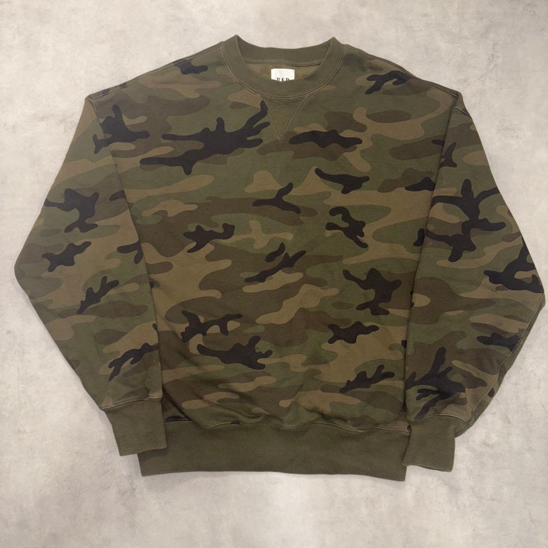 Y2K 00s OLD GAP カモフラージュ スウェット M archive