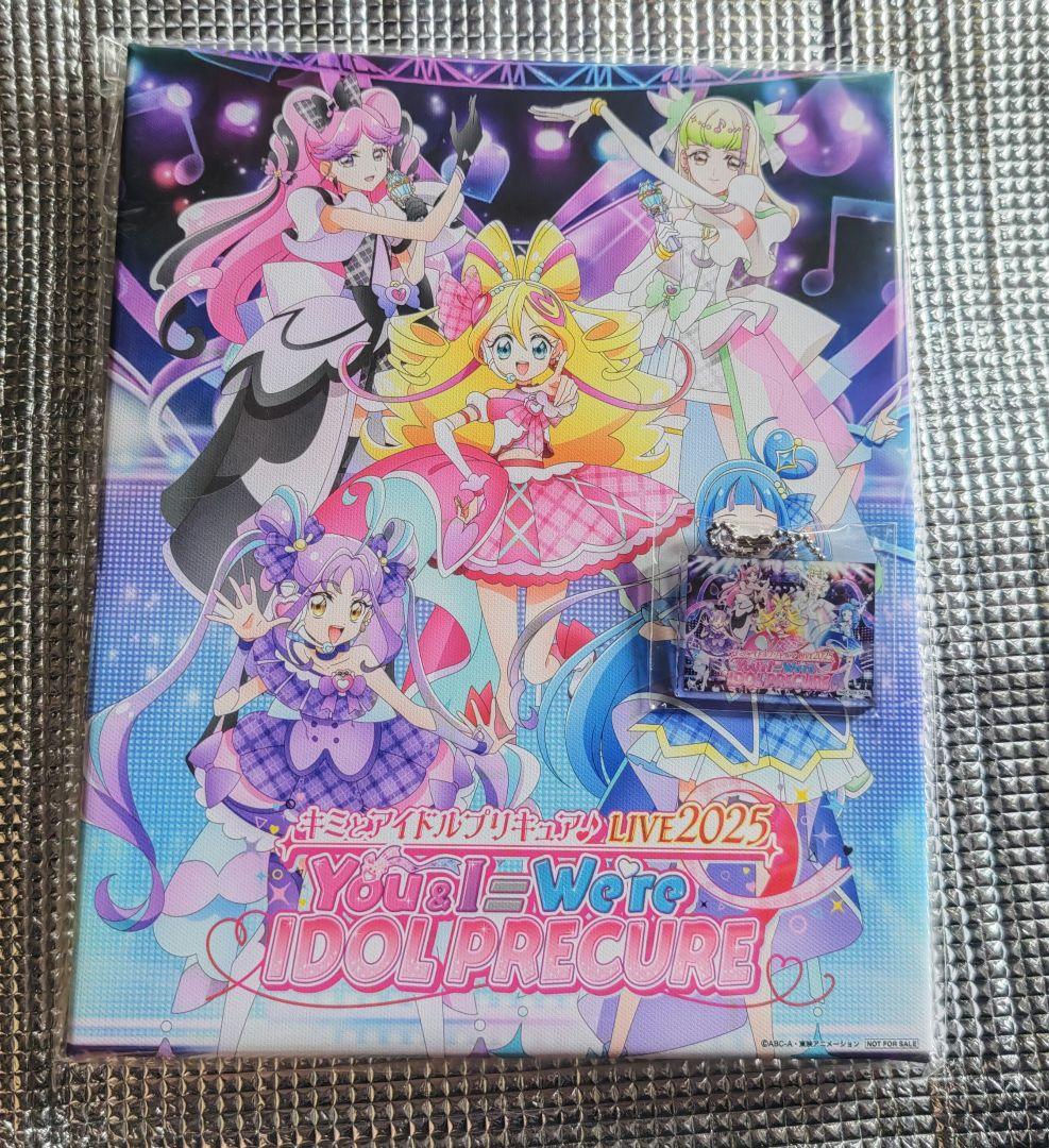 キミとアイドルプリキュア ライブ　特典　キャラファインボード