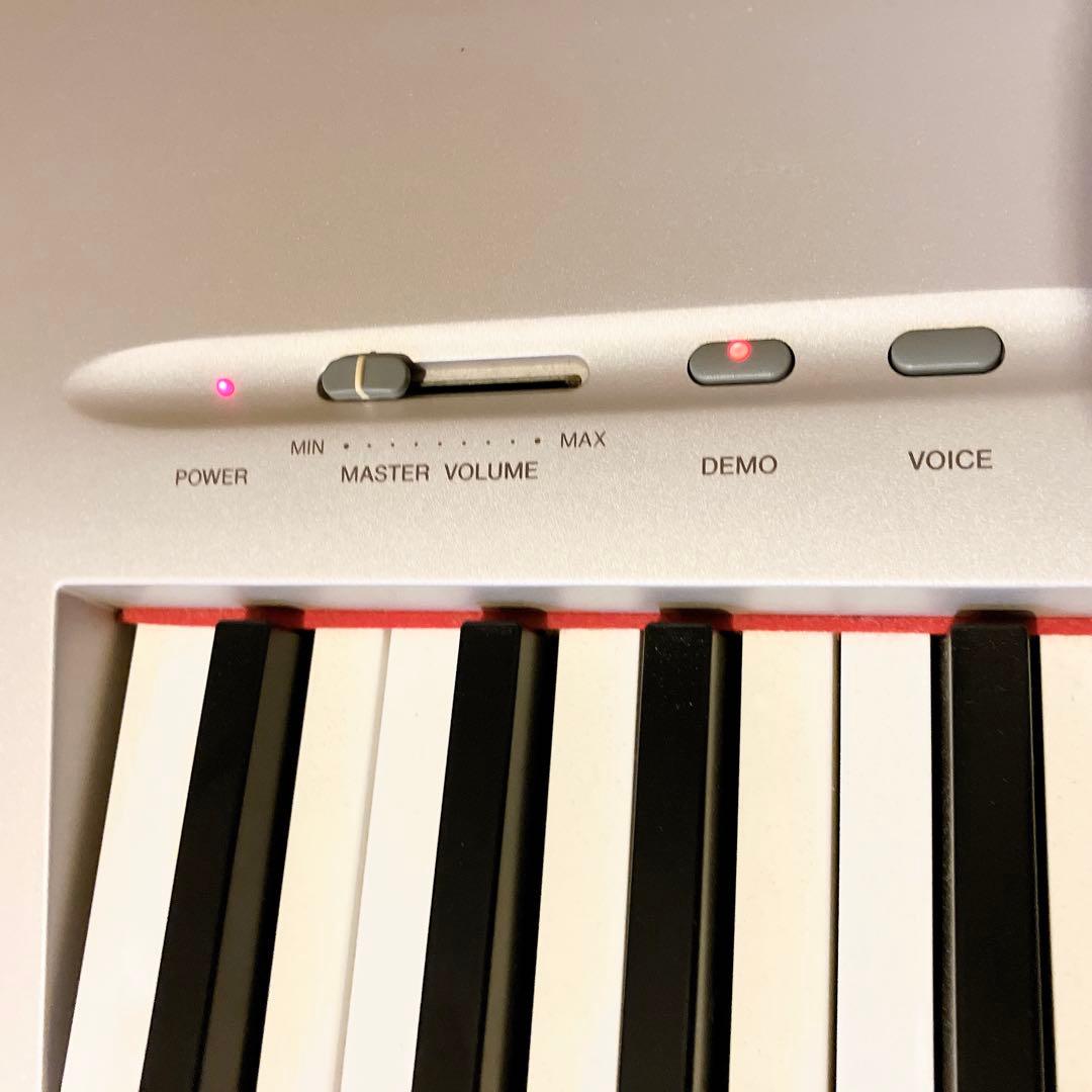 ヤマハ P-60S 電子ピアノ 専用木製スタンド付 フットペダル カバー