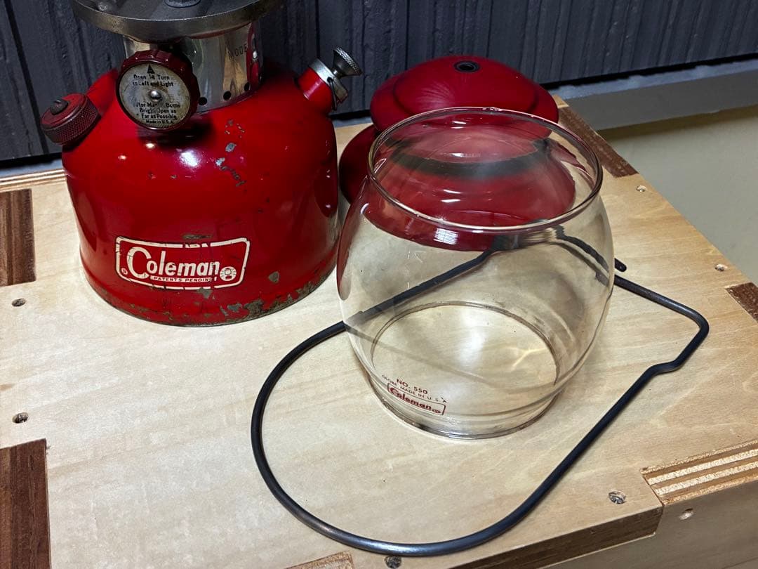 メンテ済》コールマン【'66年01月製200Aランタン】パテペン