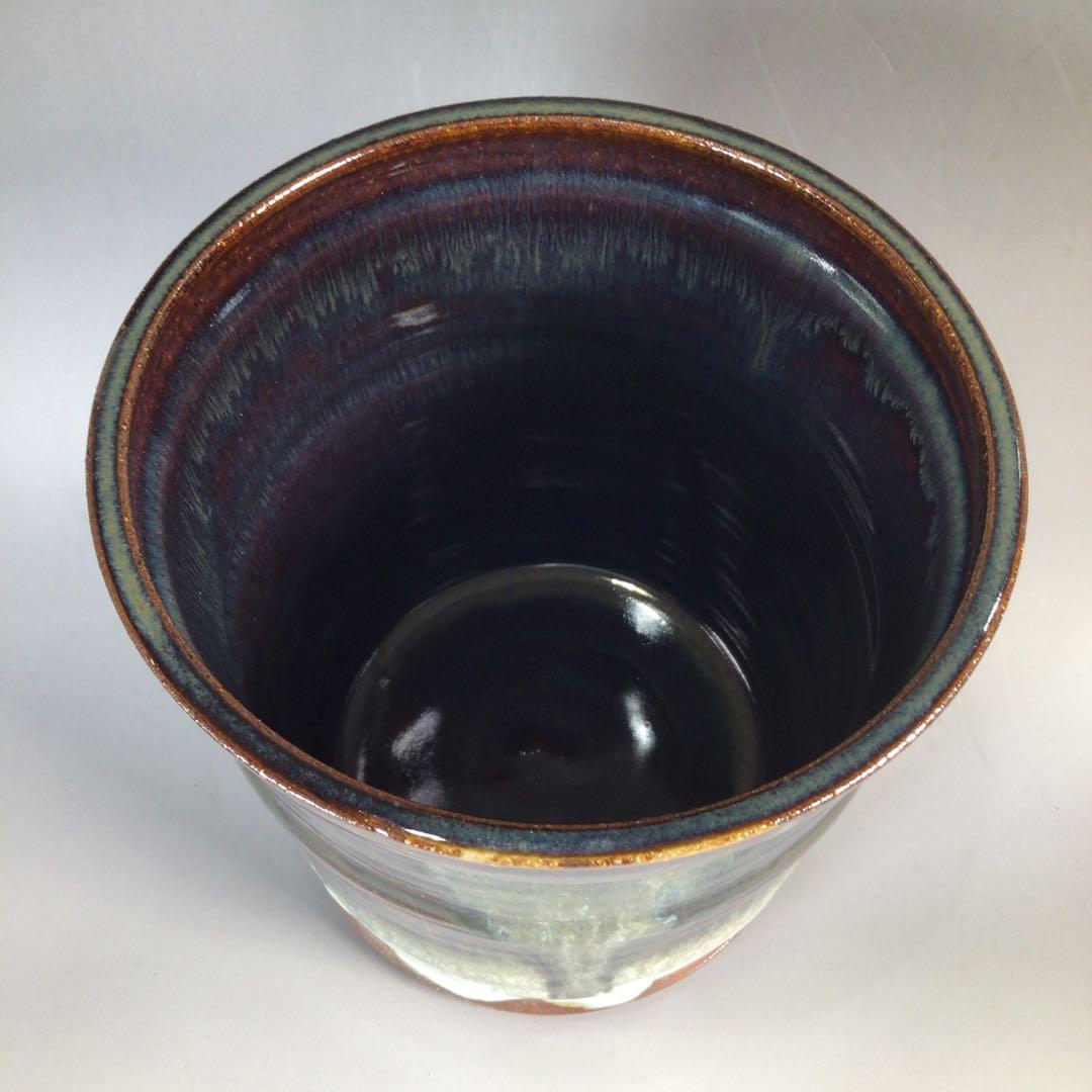 Ｎ５７２　水指　『加藤春永造』『朝鮮唐津』『一重口水指』　共箱　茶道具