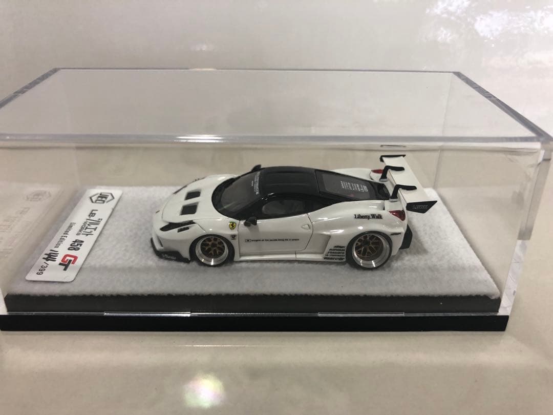 JEC 1/64 LBワークス　フェラーリ 458GTシルエット深リムカスタム