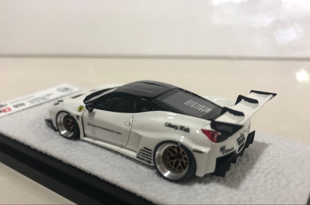 JEC 1/64 LBワークス　フェラーリ 458GTシルエット深リムカスタム